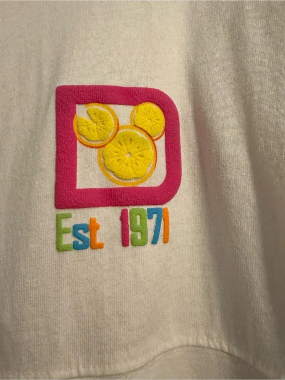 NWT Walt Disney World Lemon Dip Tie Dye Rainbow Spirit Jersey Adult Sz S - Picture 3 of 4